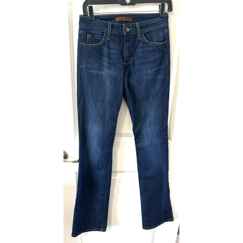 Joes Jeans Womens 27 Blue Curvy Bootcut Stretch Denim Dark Wash Flare Rodeo New